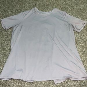 Open back Fabletics top.